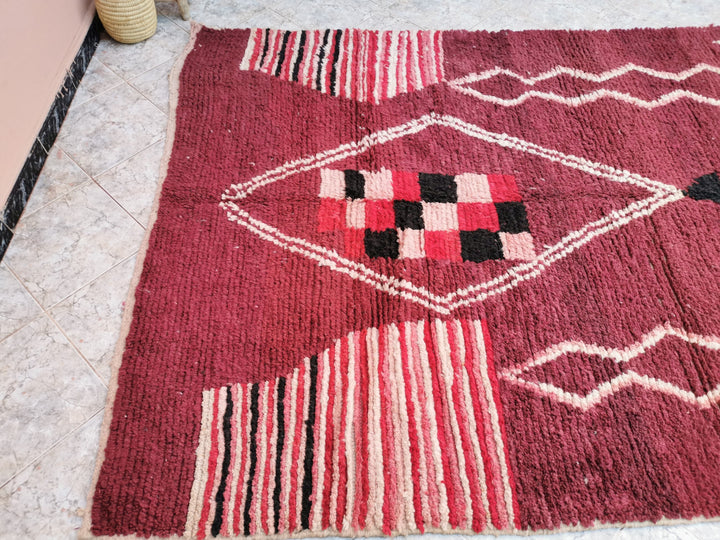 . x .  berber moroccan rug beni mguild unique handknotted carpet . feet . feet  free shipping 