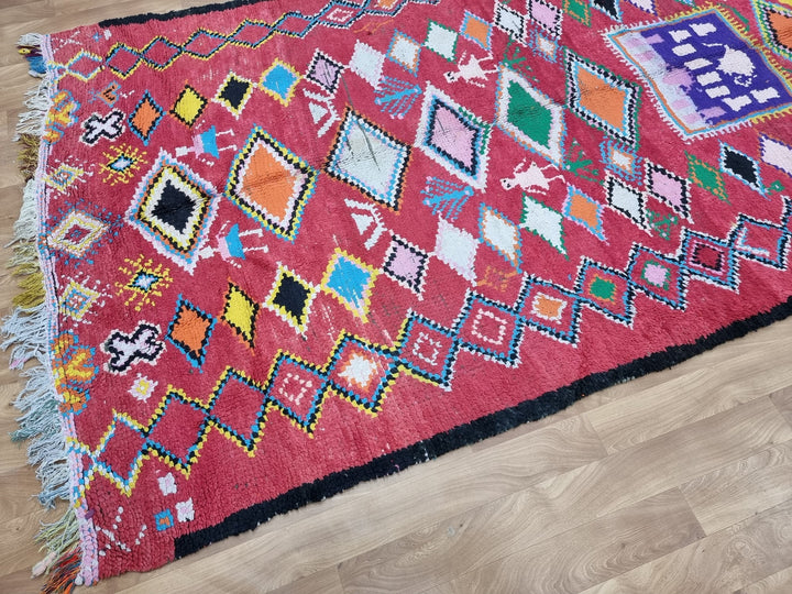 . x . feet beautiful  berber moroccan rug beni mguild unique handknotted carpet  free shipping  costco area