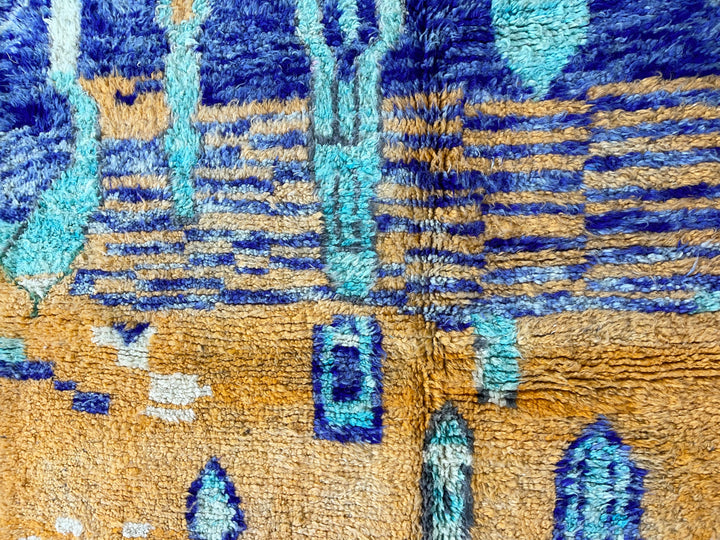  moroccan rug handmade authentic carpet sheep wool rug berber symbols rug  wool rug tapis marocain   