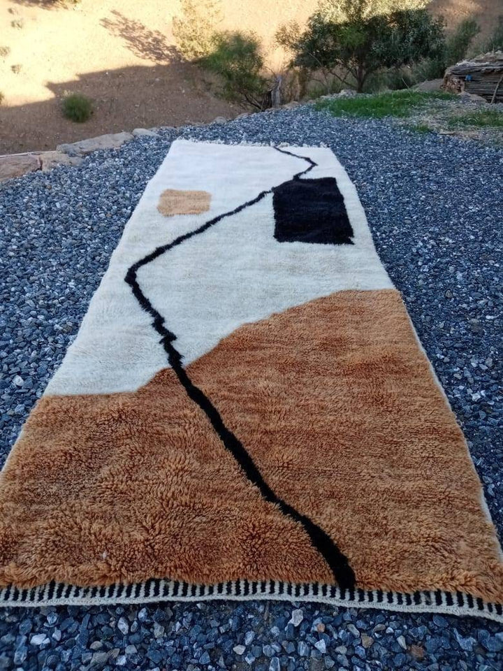 Mrirt rug, Beniouarain rug, Customized Moroccan rug, Shaggy rug, Berber rug, Fluffy wool carpet, Mrirt rug, Highquality rug, Azilal rug