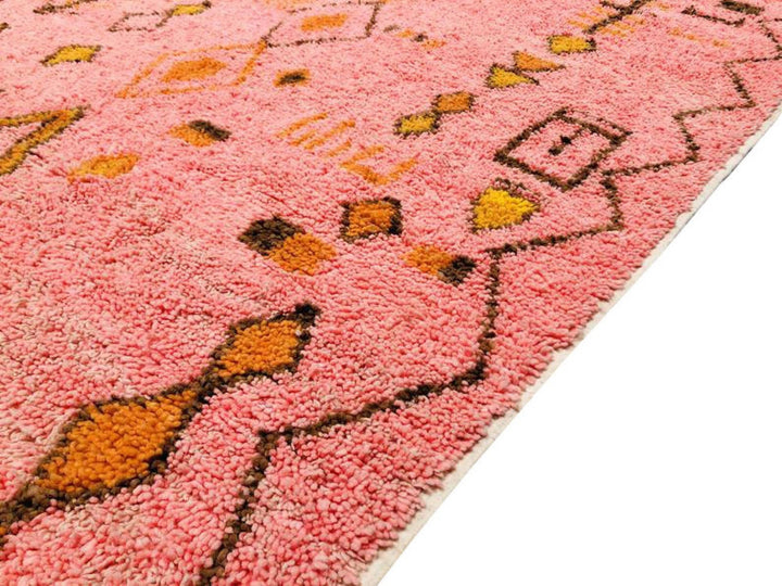 pink moroccan rug, berber rug, azilal rug, berber teppich, wool rug, pink carpet, large area rug, handwoven rug, azilal carpet, beni rug