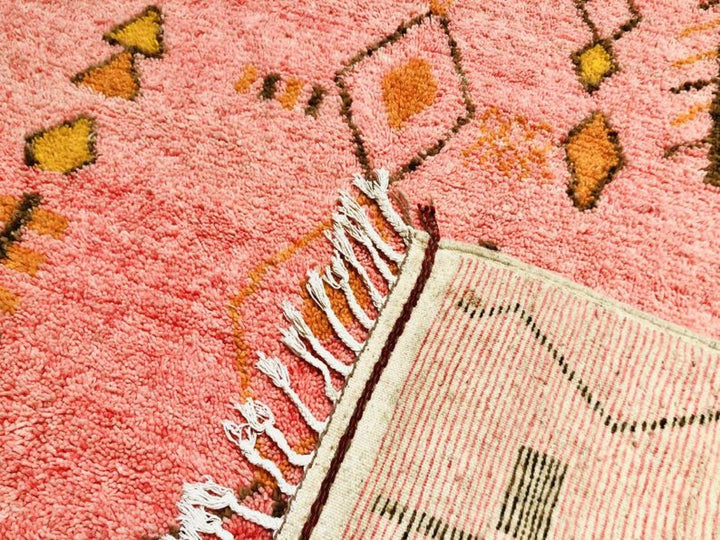 pink moroccan rug, berber rug, azilal rug, berber teppich, wool rug, pink carpet, large area rug, handwoven rug, azilal carpet, beni rug